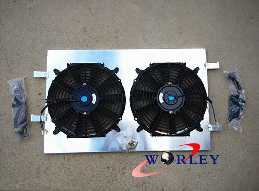 Aluminum Radiator Shroud with Fans for Holden VY Commodore V8 (2002–2004)