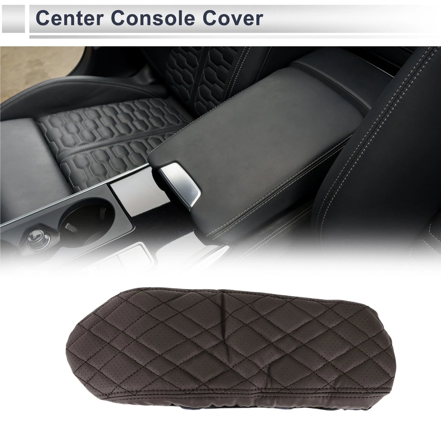 Center Console Cover for BMW X1 (2023–2024) Deep Brown 1 Pc