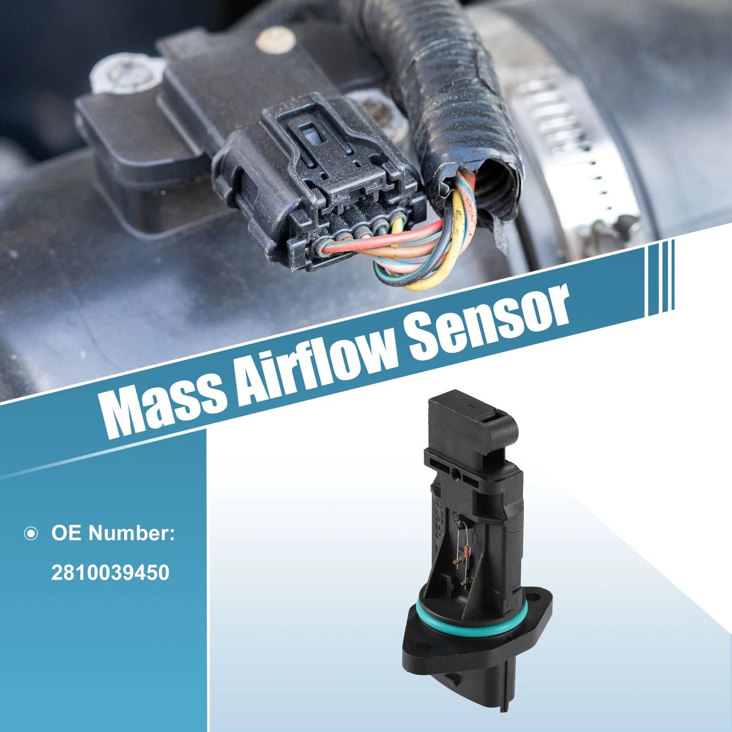 Mass Air Flow Sensor for Hyundai Santa Fe (2001–2006) No. 2810039450
