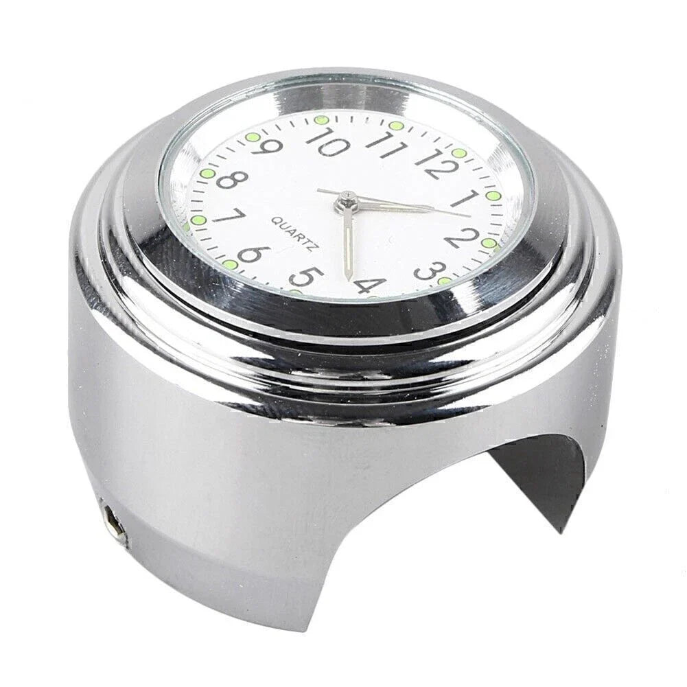 Digital Clock Time Gauge for Mini Motorcycle 7/8" Handlebar Mount (N/A)