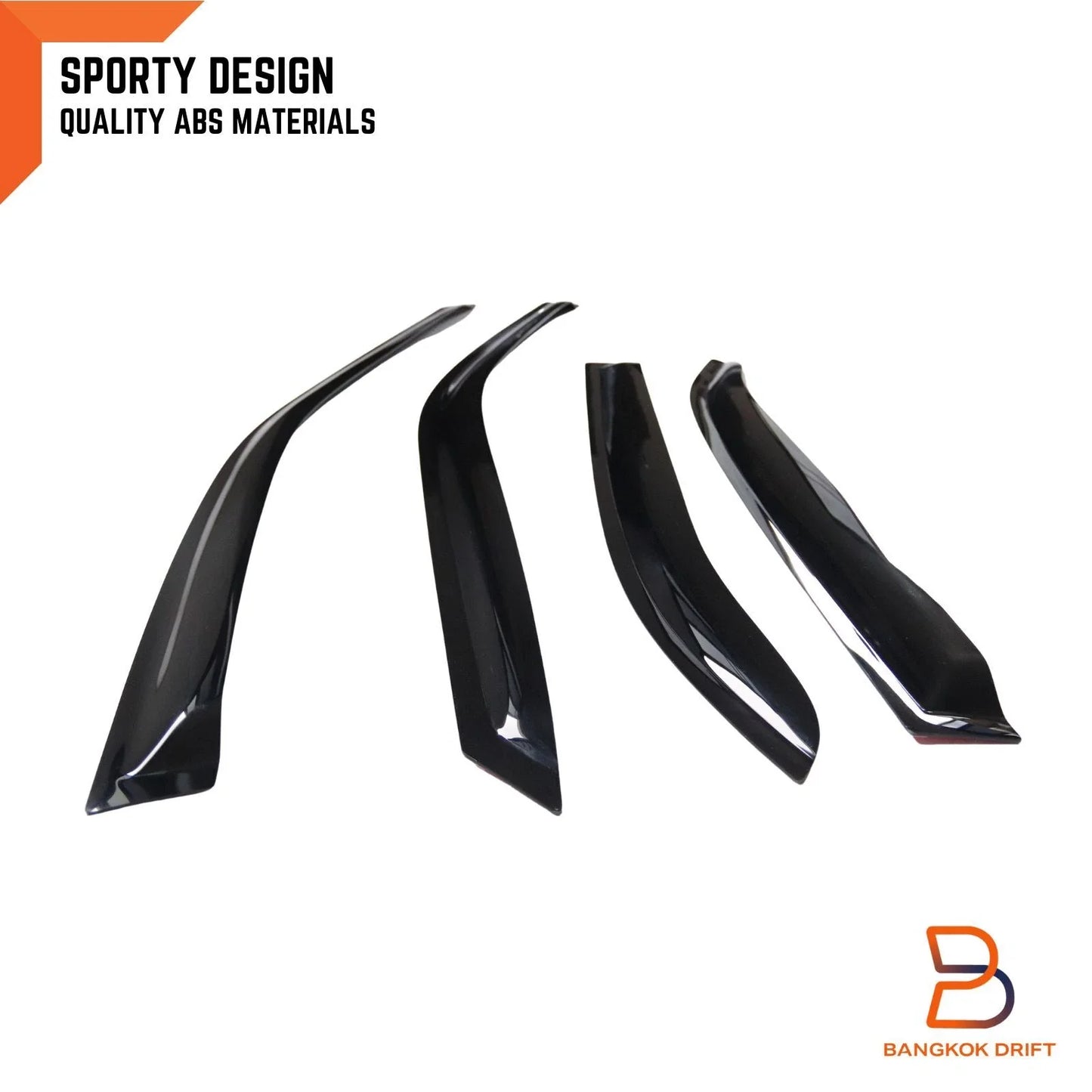 Weather Shield Window Visor Rain Guard for Mitsubishi Lancer Evo CE (96-02)