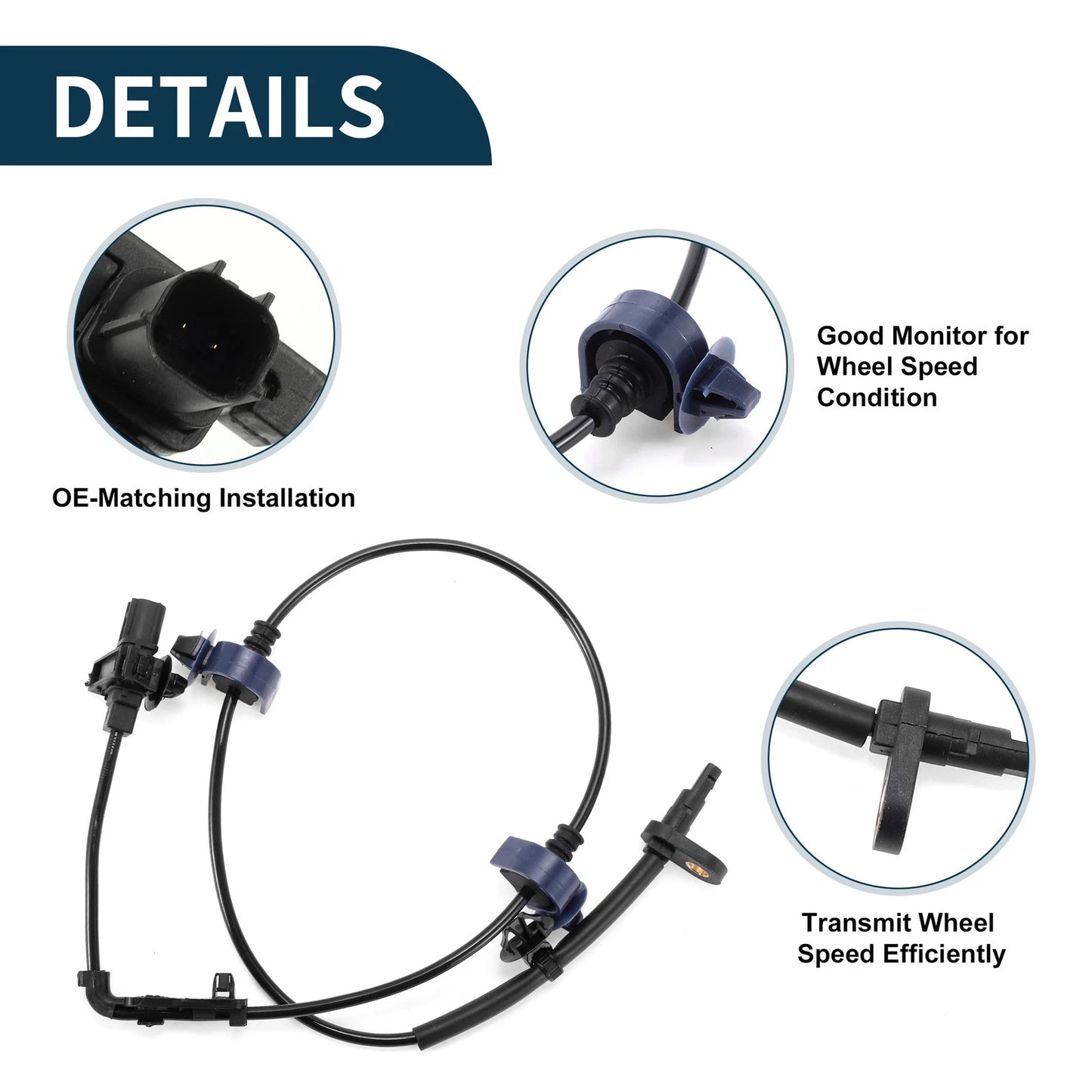 ABS Wheel Speed Sensor No. 57455-SWA-003 for Honda CR-V (2007–2011)