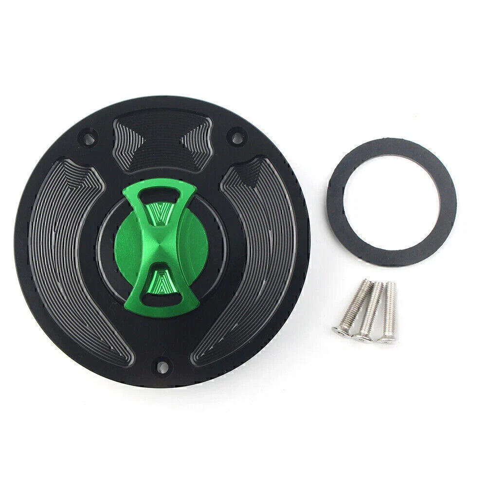 Keyless Green Gas Fuel Tank Cap Cover for Honda CBR1000RR Fireblade