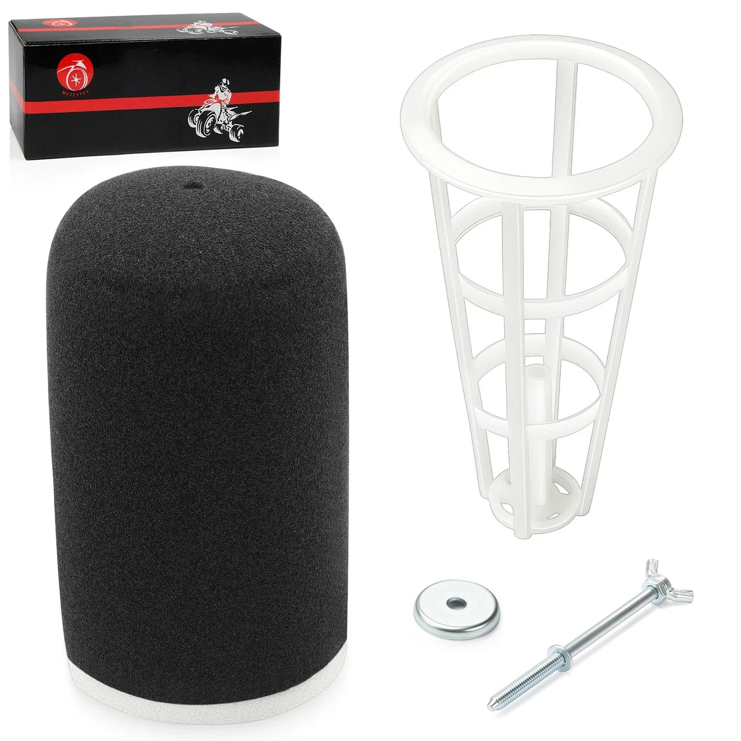 Air Filter Cleaner & Guide Cage W/ Bolt for Yamaha Raptor 700R (2006–2024)