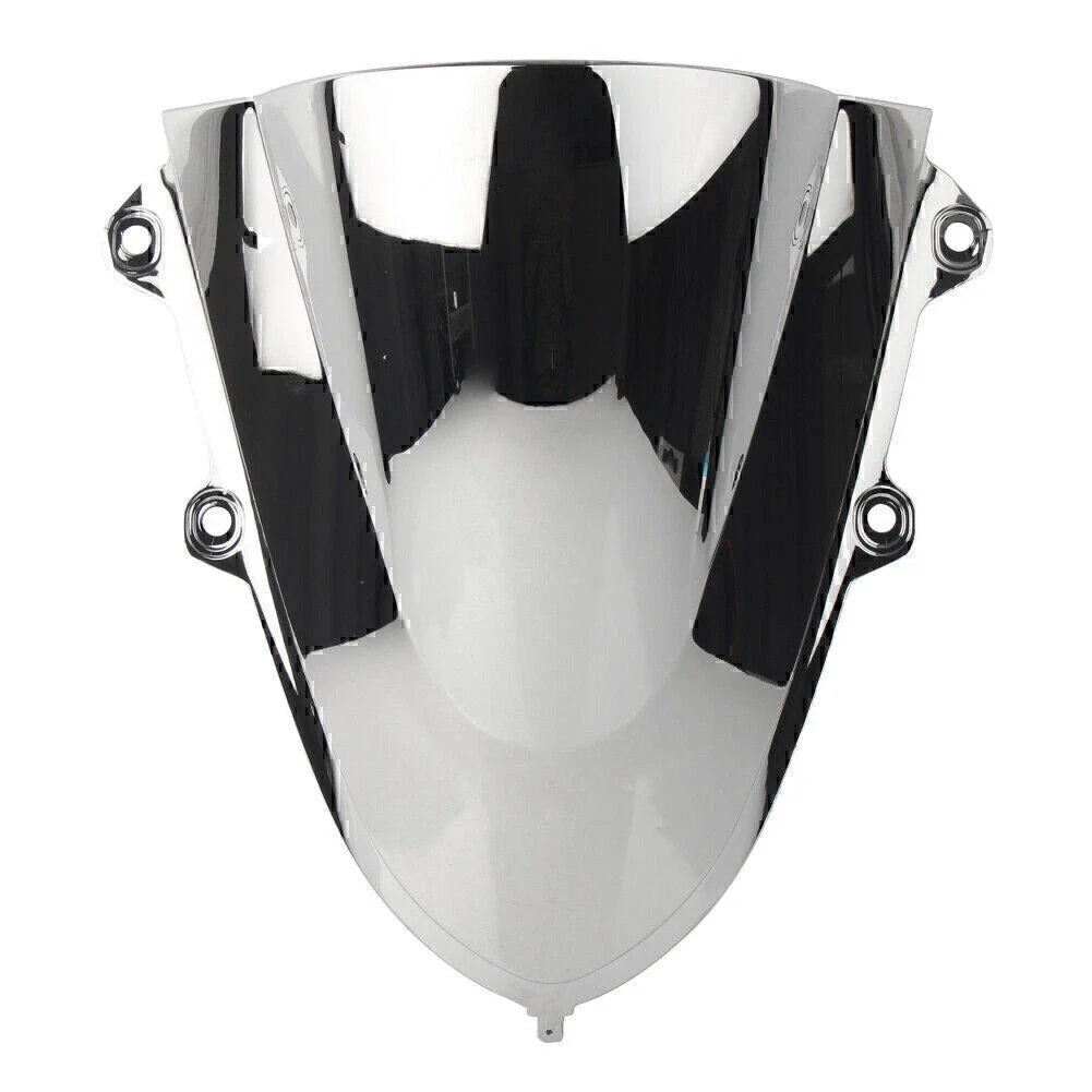 Silver ABS Motorcycle Windshield for Yamaha YZF R15 (2017-2019)