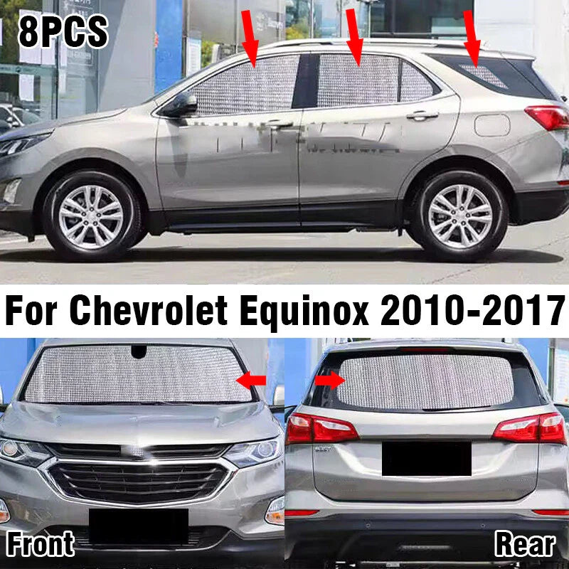 Front Side Window Privacy Sunshade for Chevrolet Equinox (2010–2017)