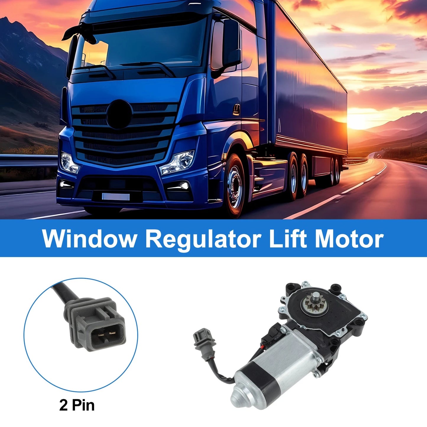 Power Window Regulator Lift Motor for Mercedes-Benz Actros (2003–2014)