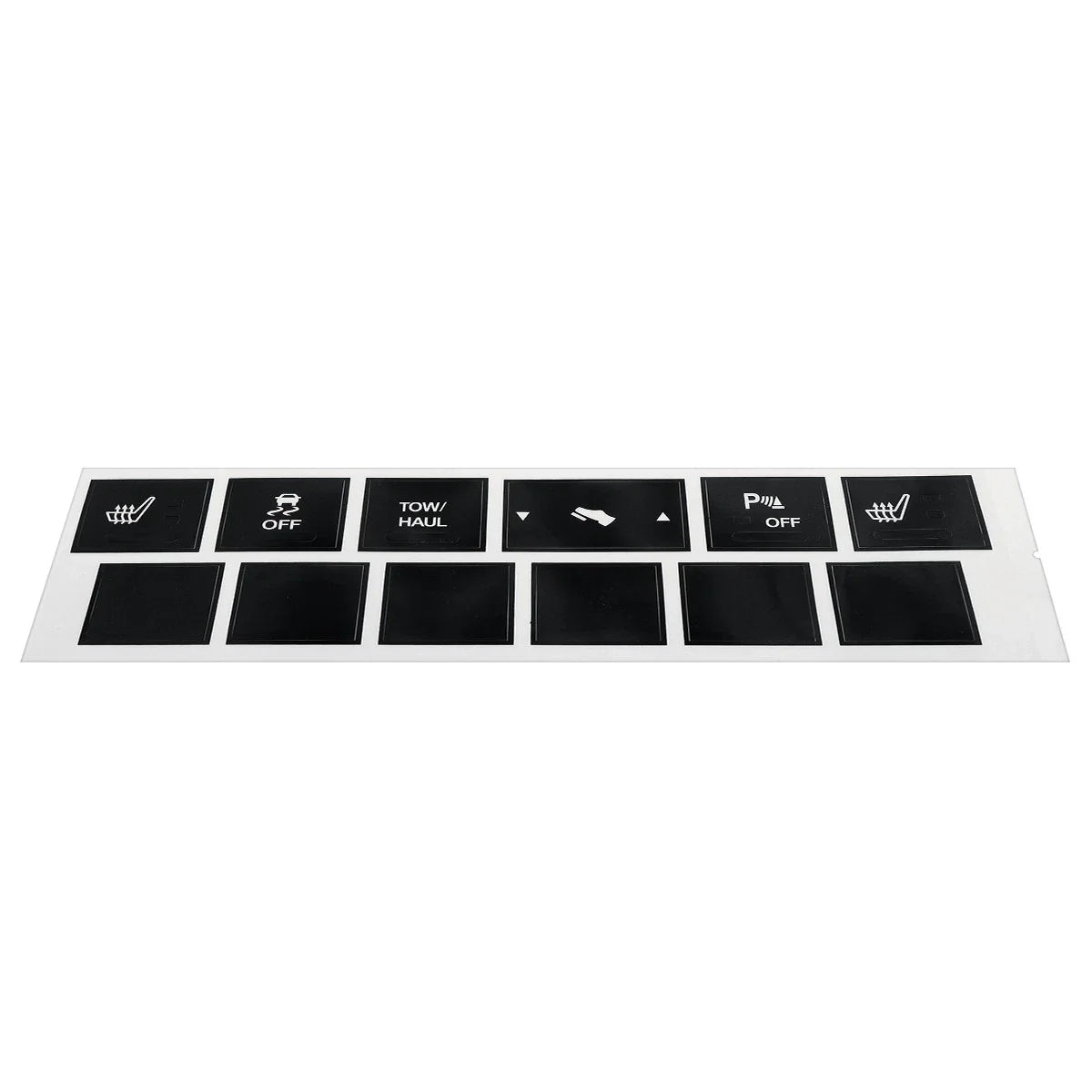 Heated Seat Traction Button Repair Sticker for Jeep Commander (2006–2010)