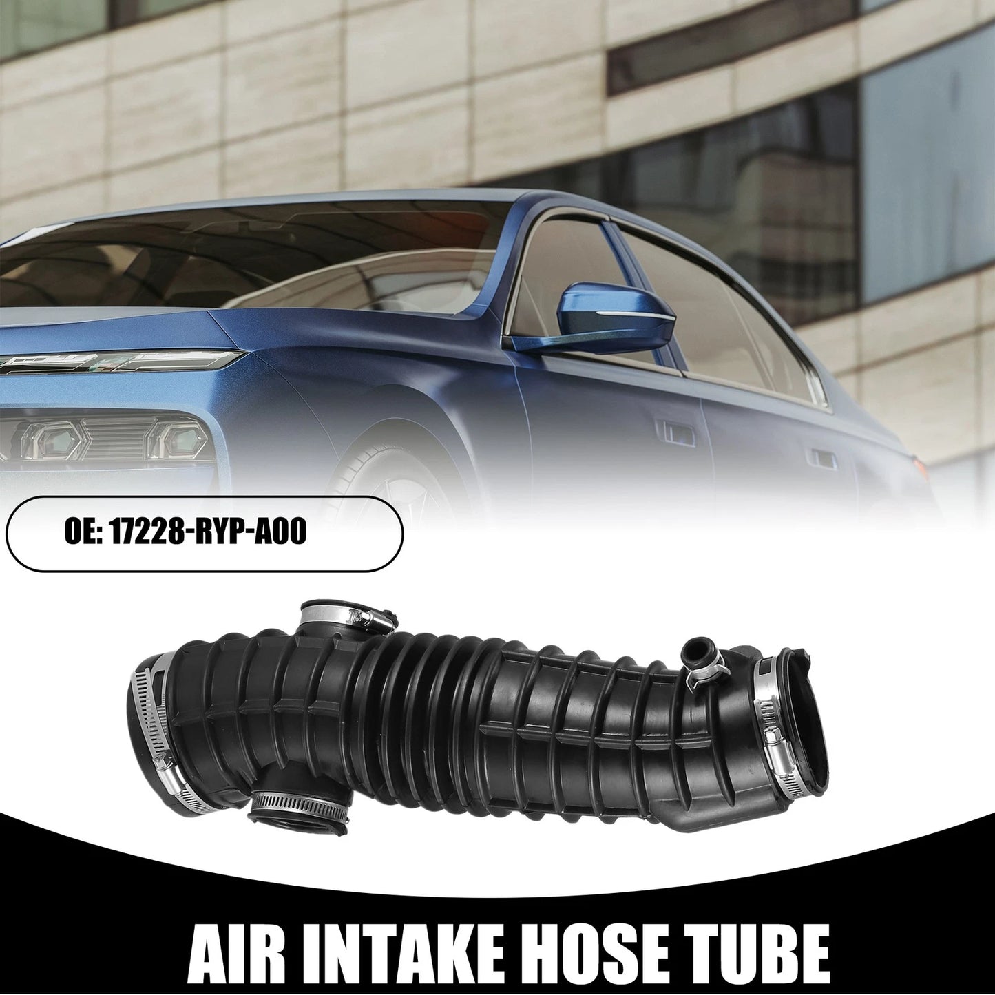 Air Cleaner Intake Hose with Clamps for Honda Pilot 2006–2008 (17228-RYP-A00)