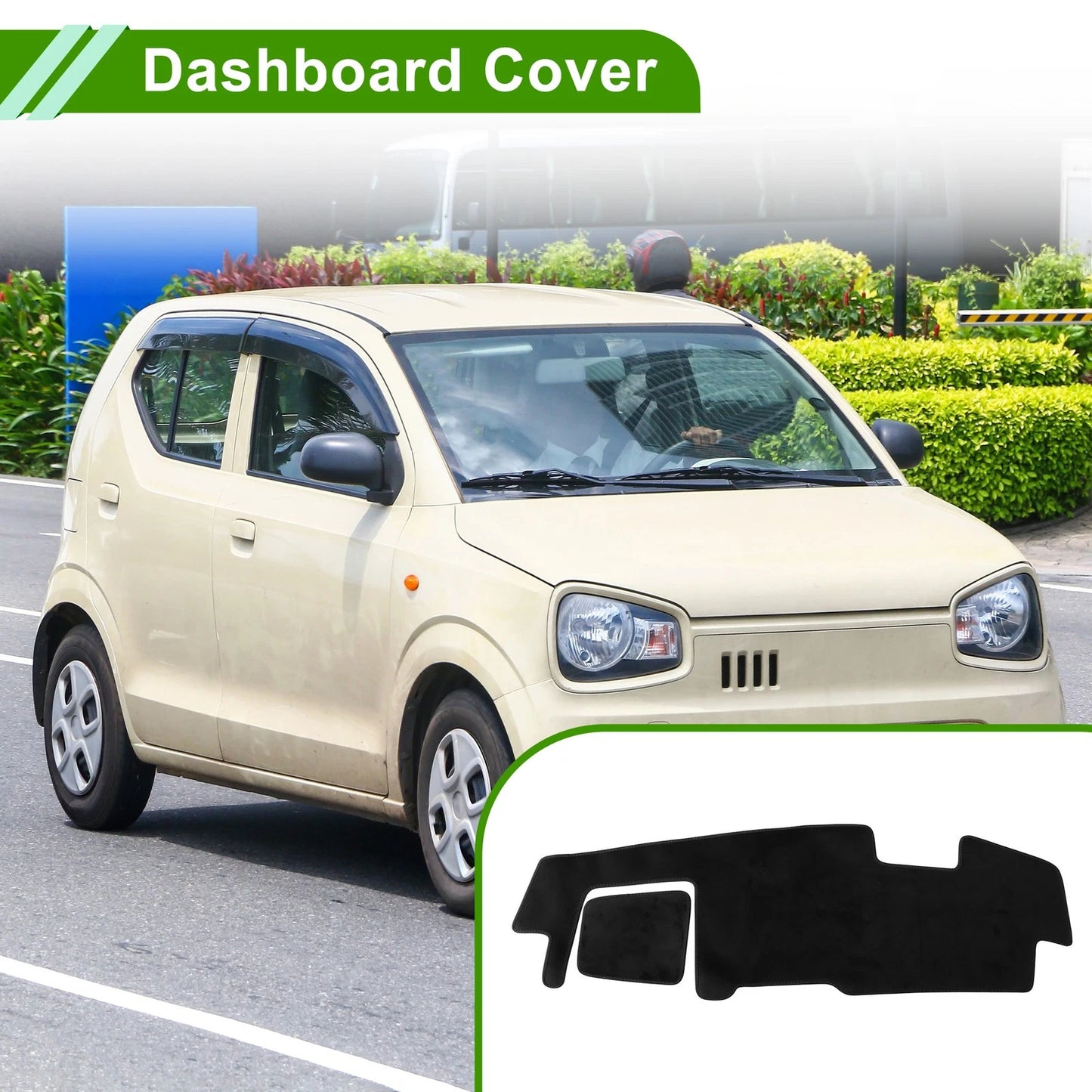 Dashboard Cover for Suzuki Spacia Gear MK53S (2017–Current) Black Flannel