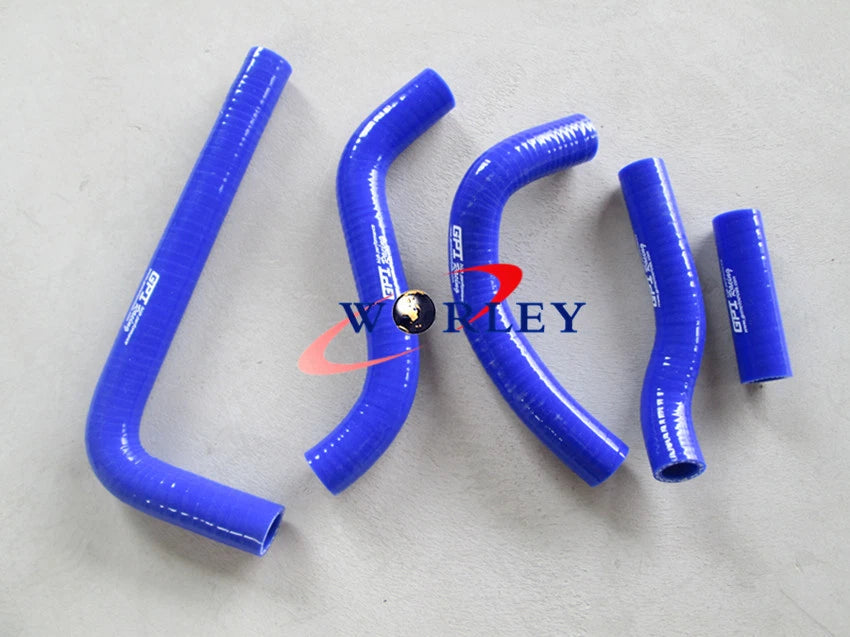 Silicone Radiator Hose for Suzuki RMZ250 (2010–2013) - Blue
