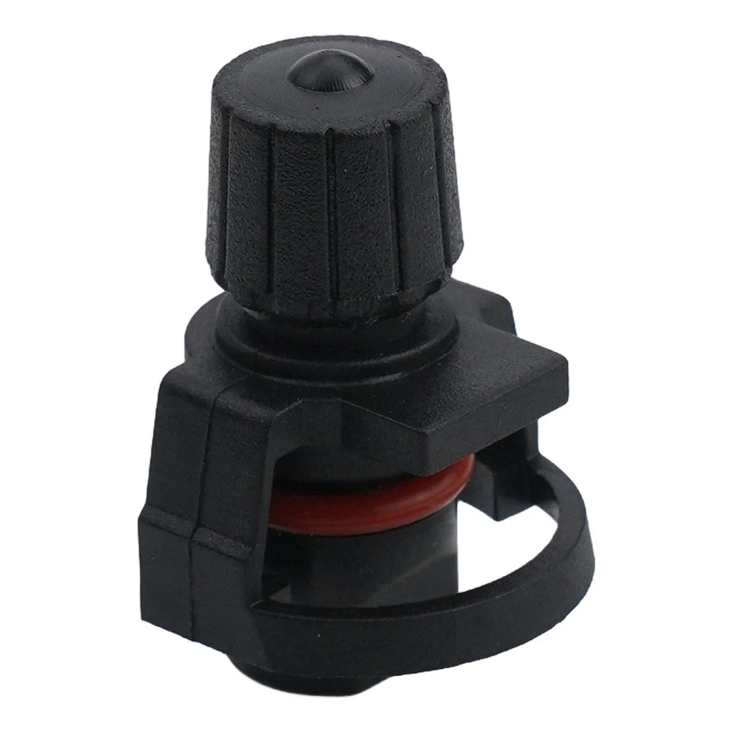 Car Coolant Thermostat Drain Cap Flange Black
