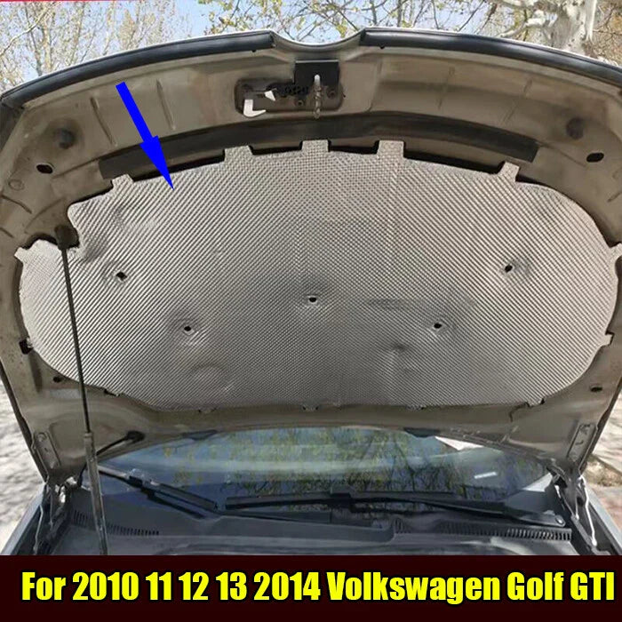 Heat Shield Hood Insulation Pad Liner for Volkswagen Golf GTI (2010–2014)