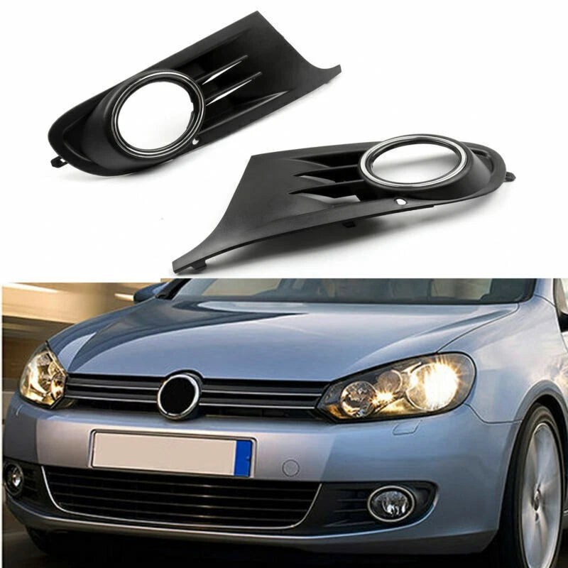2X Bumper Side Marker Black Lights Housing for Volkswagen VW MK6 GTI (2010–2014)