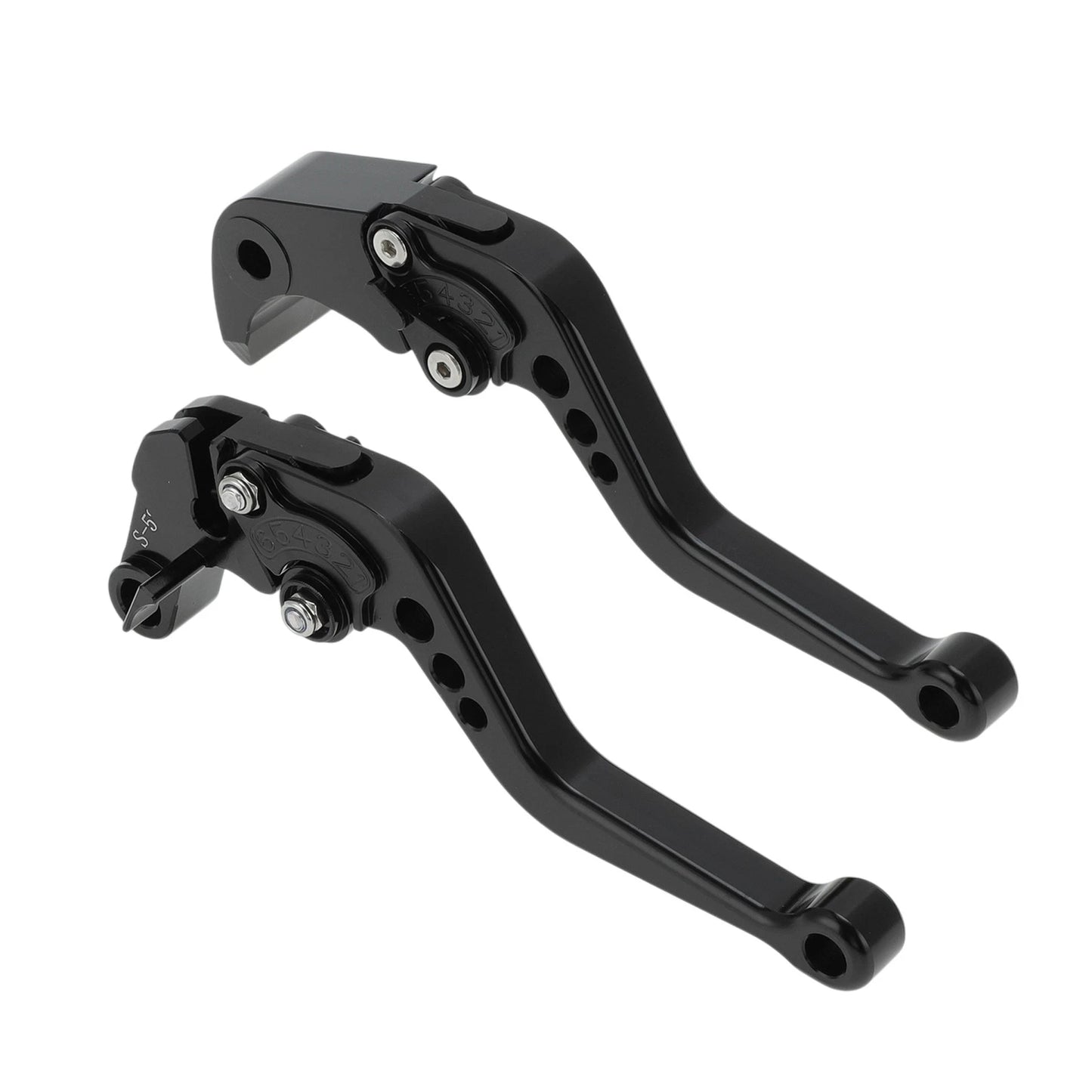 Short Brake Clutch Lever for Suzuki GSXR600 GSXR750 GSXR1000 (2006–2023) Black