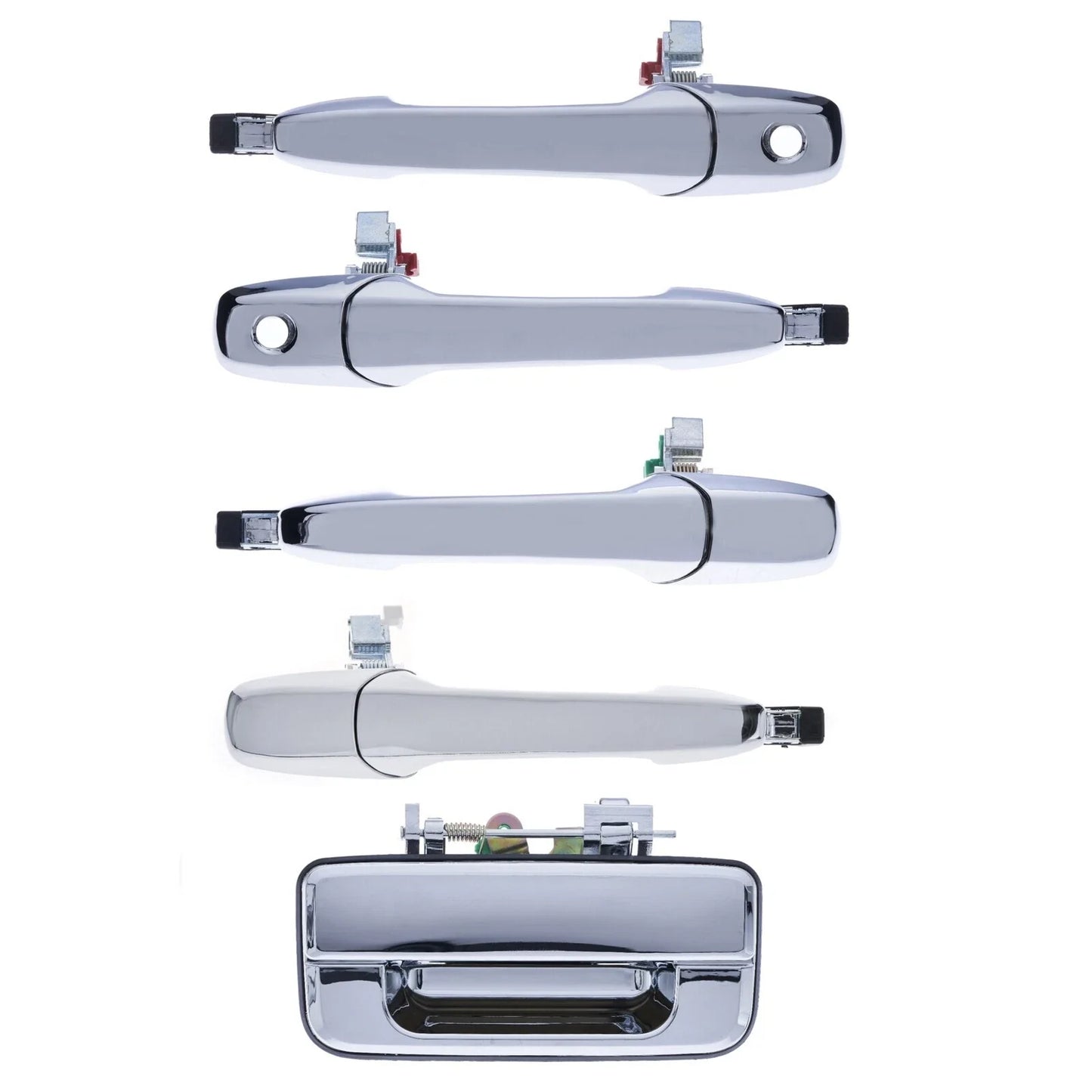 5pc Front & Rear Left/Right Outer Door + Tailgate Handle for Ford Ranger BT50 (2006–2011)