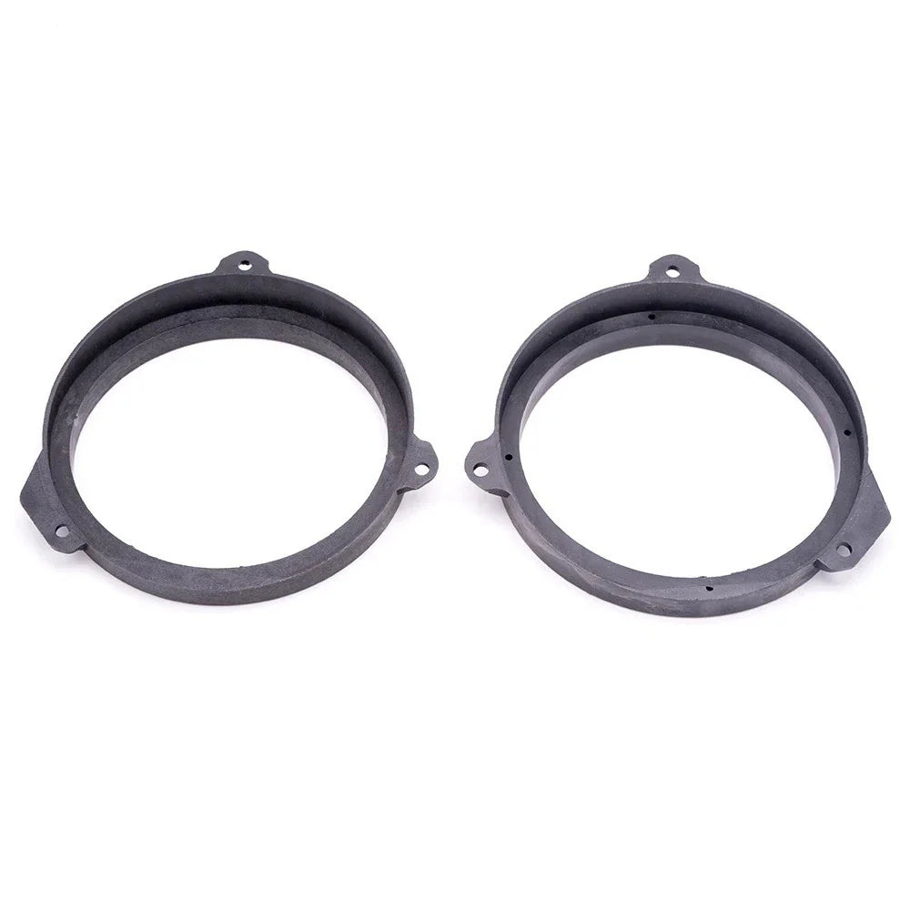 6.5" Black Front Door Speaker Spacers for Subaru Forester