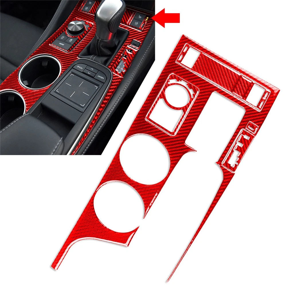Carbon Center Console Lower Panel Cover Trim for Lexus RC300 350 200T (2015–2024)