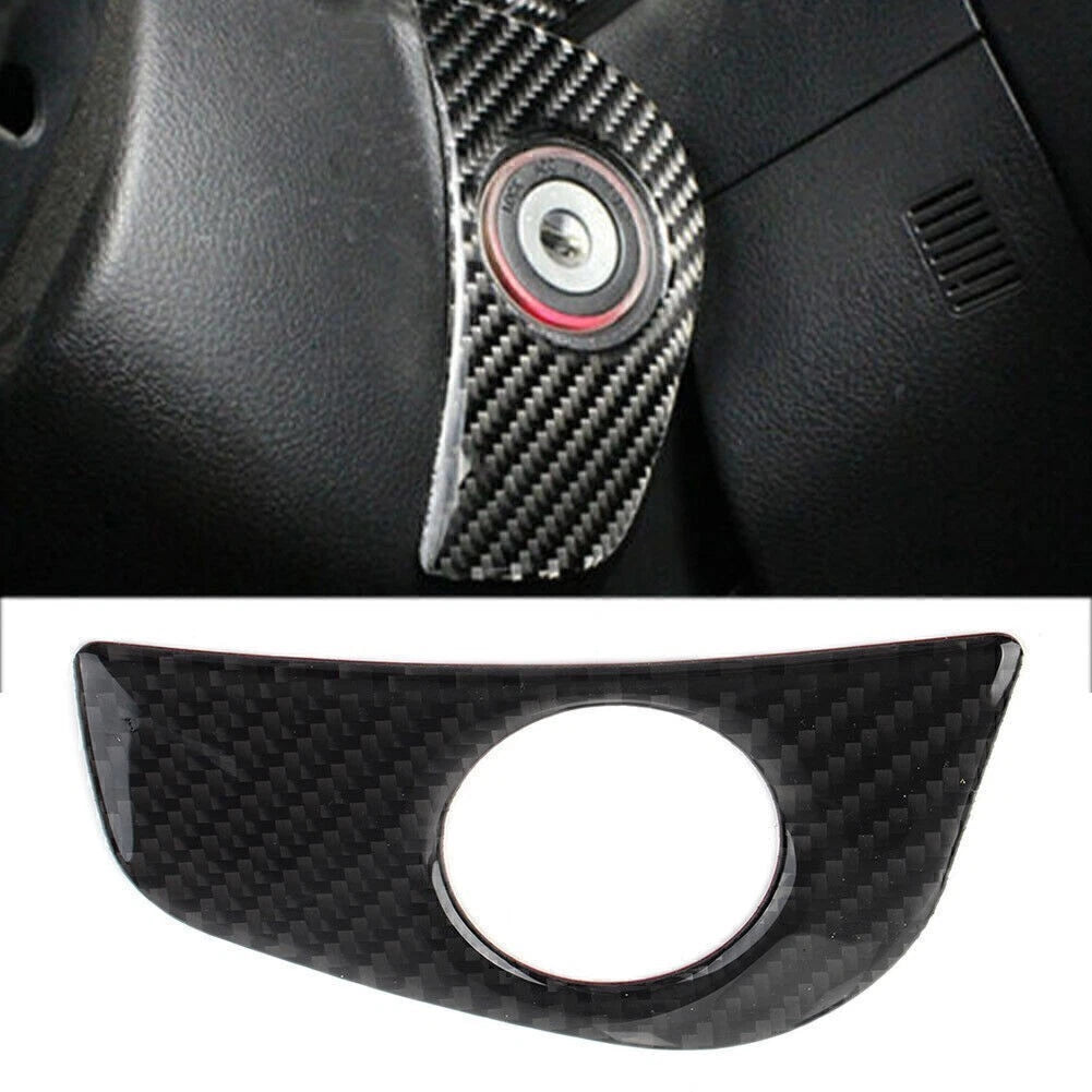 Carbon Fiber Ignition Switch Start Button Frame Trim for Subaru Forester (2013–2018)