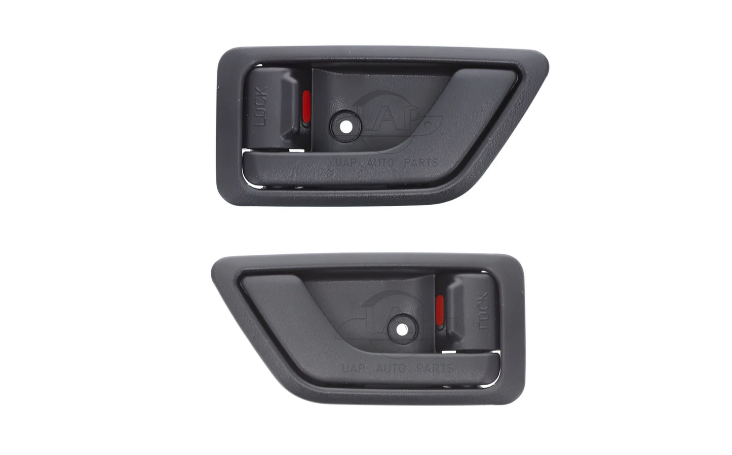 Set of 2 Texture Black Inner Door Handles for Hyundai Getz (2002–2011)