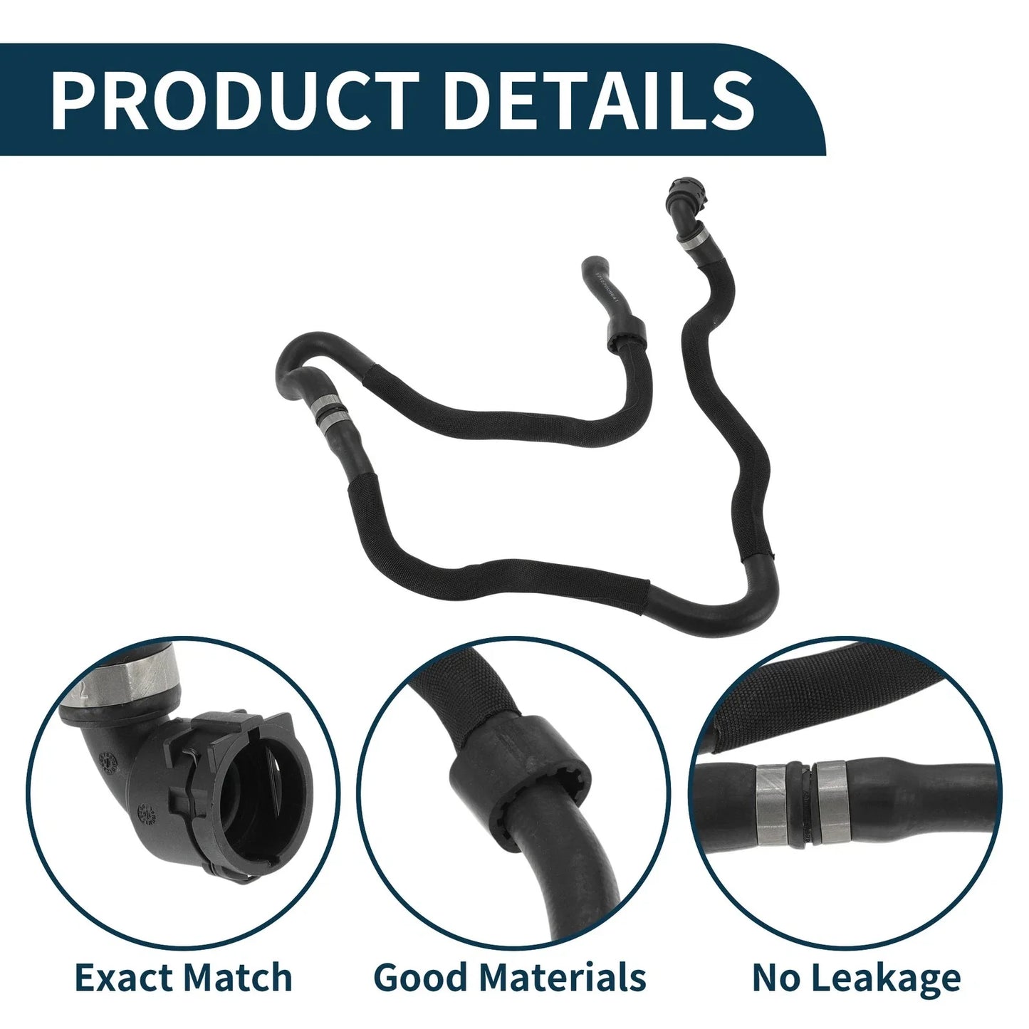 Radiator Hose 3.0L for BMW 640i Base (2012-2018)