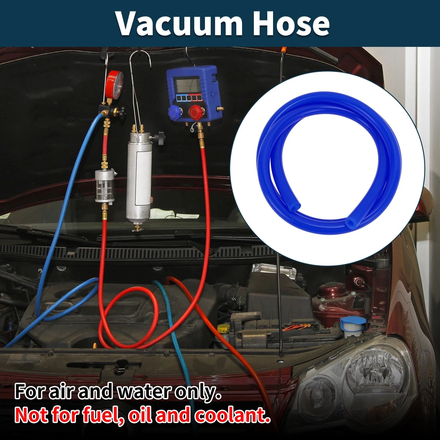 Vacuum Tubing Hose 5ft 5mm ID for Automotive Applications