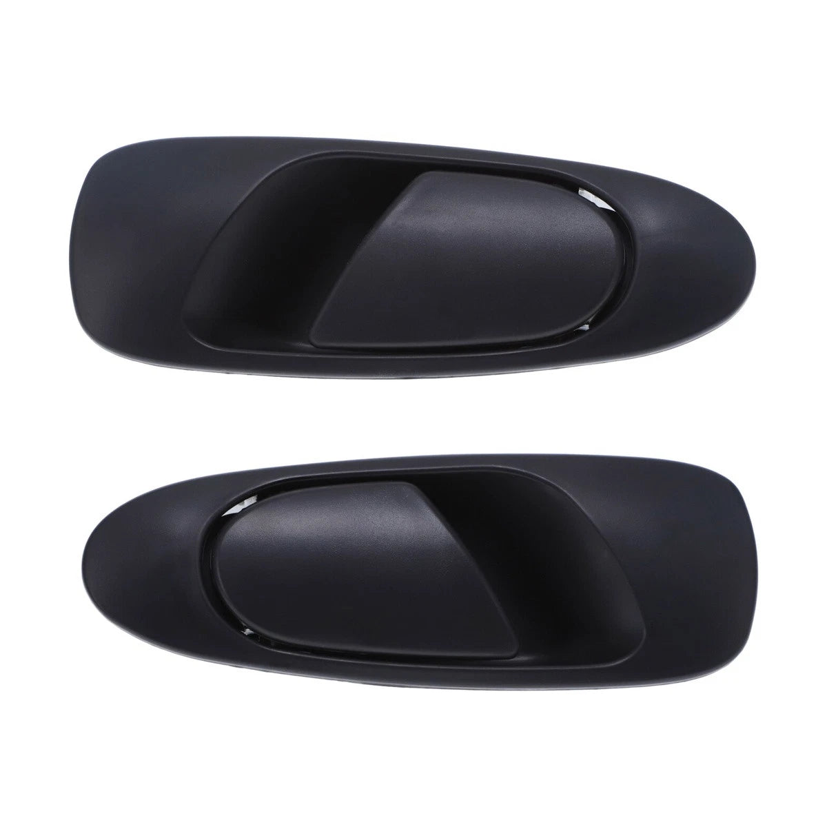 Set of 2 Black Door Handle Outer for Honda Civic (1991–1995)