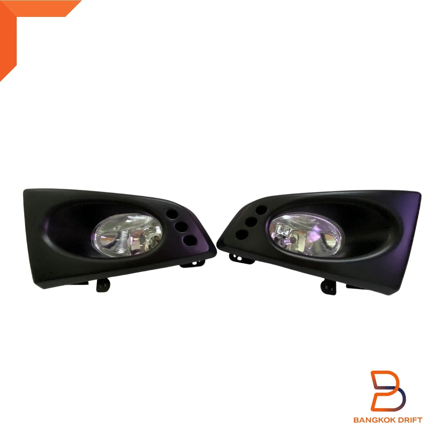Fog Lamp Driving Light H11 55W for Honda Jazz GE (2008-2010) Black Cover
