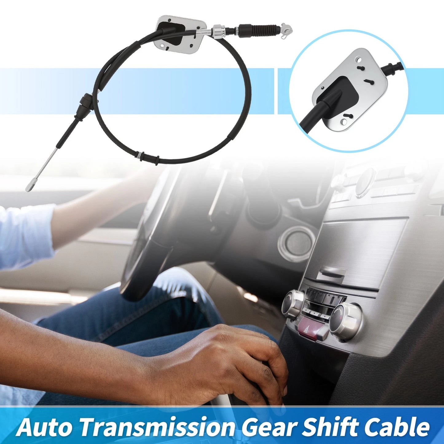 Auto Shift Transmission Cable for Toyota Corolla Matrix 1.8L A/T AWD (2003–2008) 33820-02370