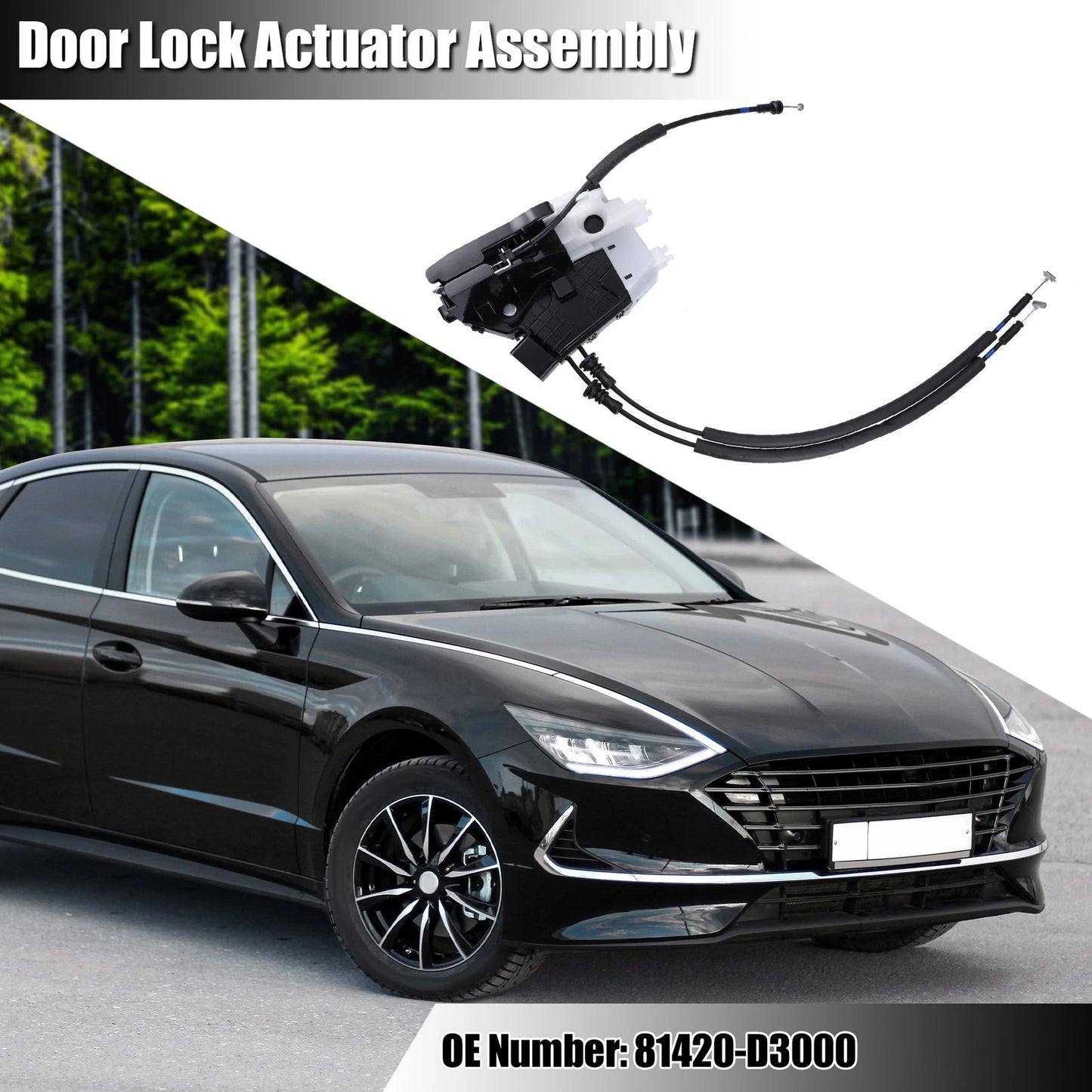 Rear Right Door Latch Lock Actuator for Hyundai Tucson (2016–2019) 81420-D3000