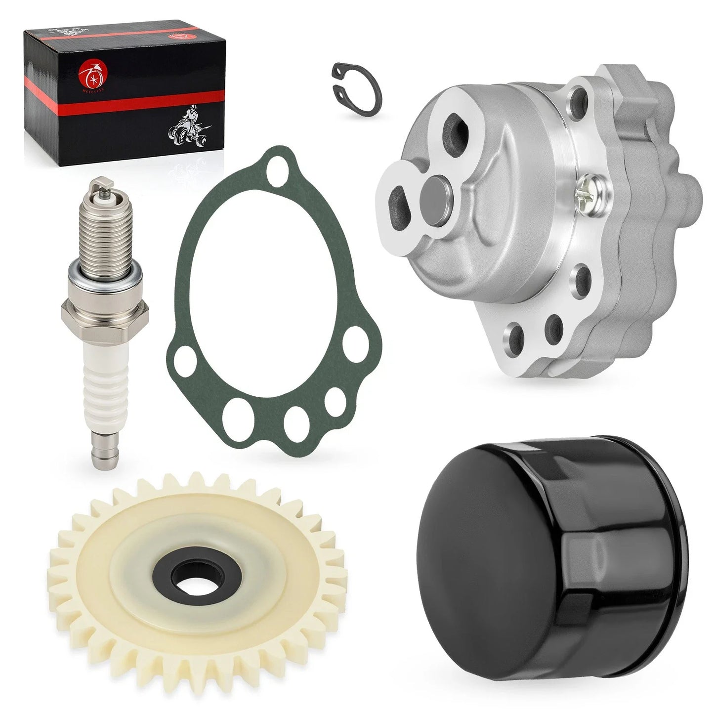 Oil Pump & Gasket & Oil Filter Gear for Yamaha Raptor 660R (2001–2005)