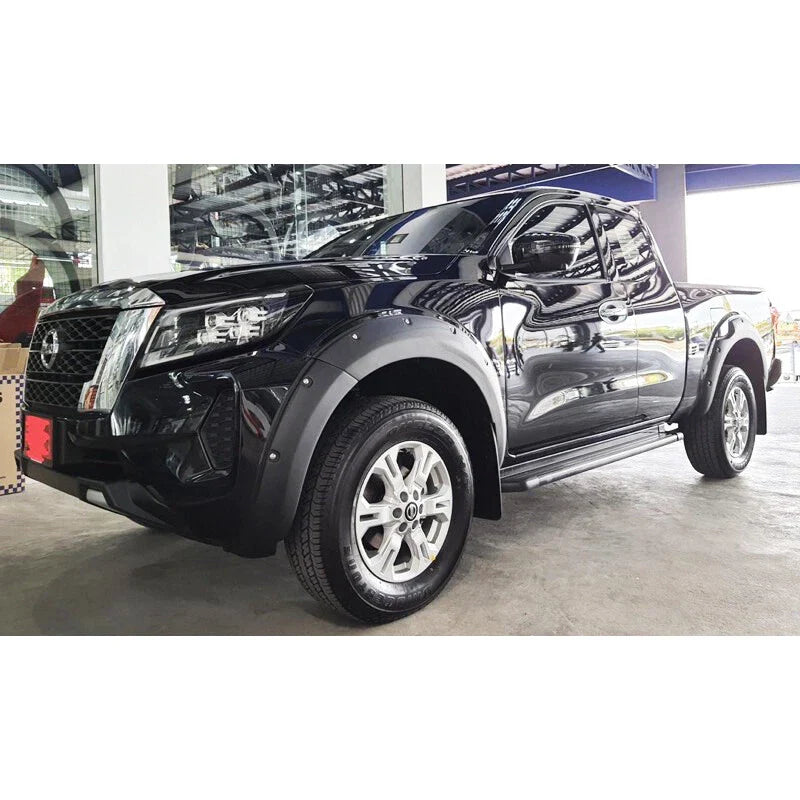 Matte Black Bolted Front Fender Flares for Nissan Navara (2020-2022)