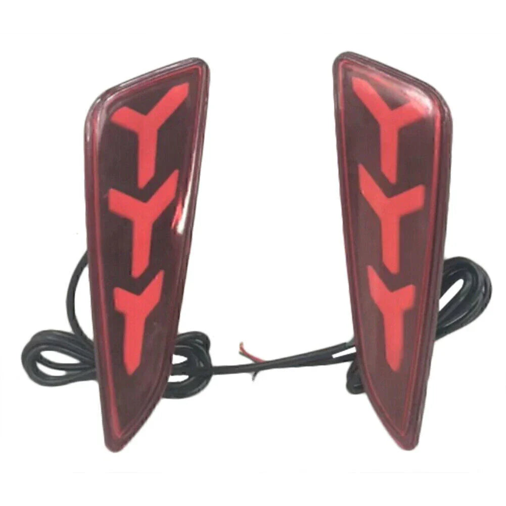 Rear Bumper Lights Taillights for Toyota CHR (2017-2018) Red