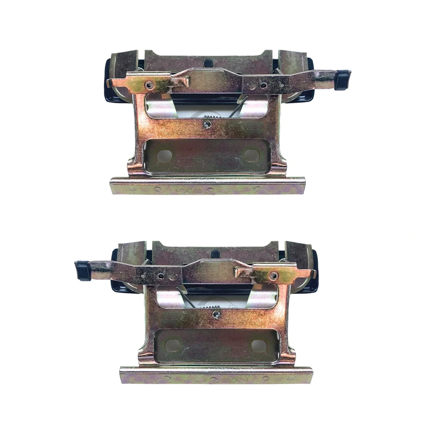 Door Handle Assembly 2 x Front Left + Right Outer Black for BMW E30 (1984–1991)