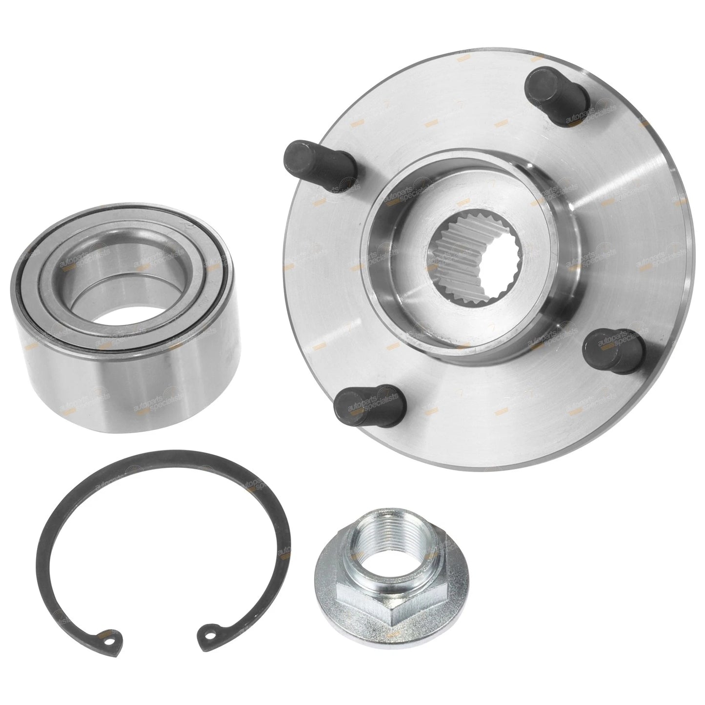 Front Wheel Bearing Hub Assembly for Ford Fiesta (2004–2008) ABS