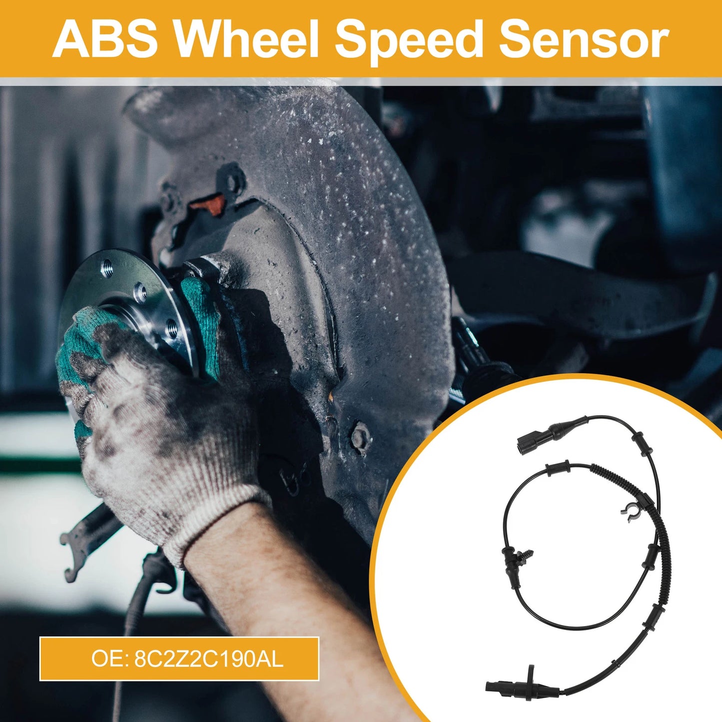 ABS Wheel Speed Sensor No. 8C2Z2C190AL for Ford E-350 E-450 (2008–2010)