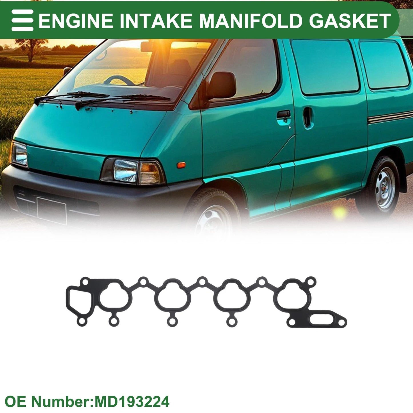 Engine Intake Manifold Gasket for Mitsubishi L300 (1994–1998) No.MD193224