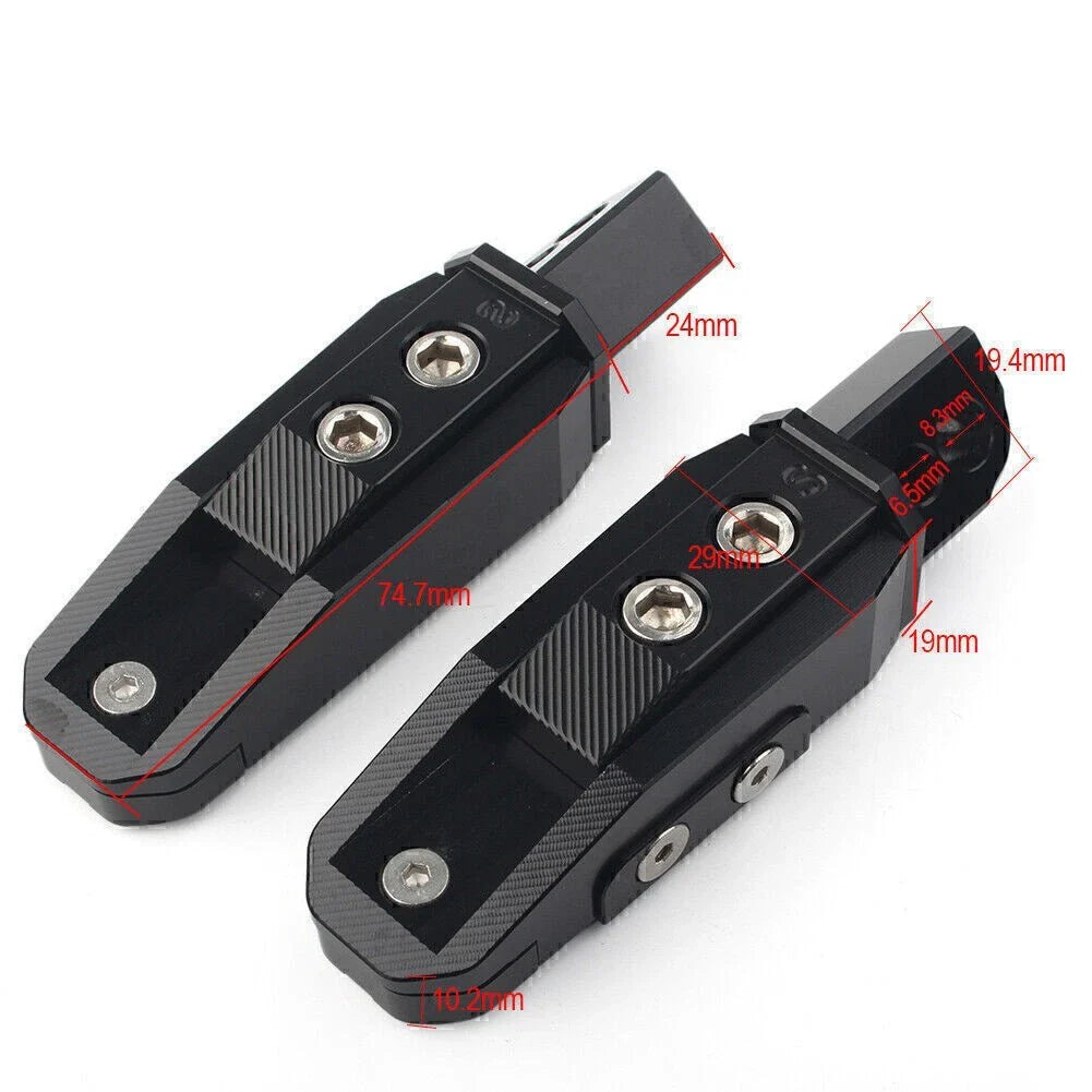 Rear Footrests Pegs for Suzuki GSXR600/750/1300 Hayabusa (2001-2023)