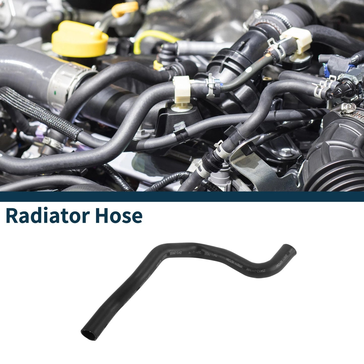 Radiator Hose No. 254122W500 for Hyundai Santa Fe (2015) Rubber