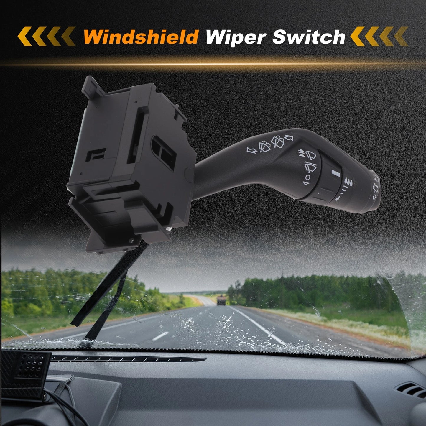 Wiper Switch for Ford Escape, Focus, C-Max (2013–2018) CV6Z17A553B