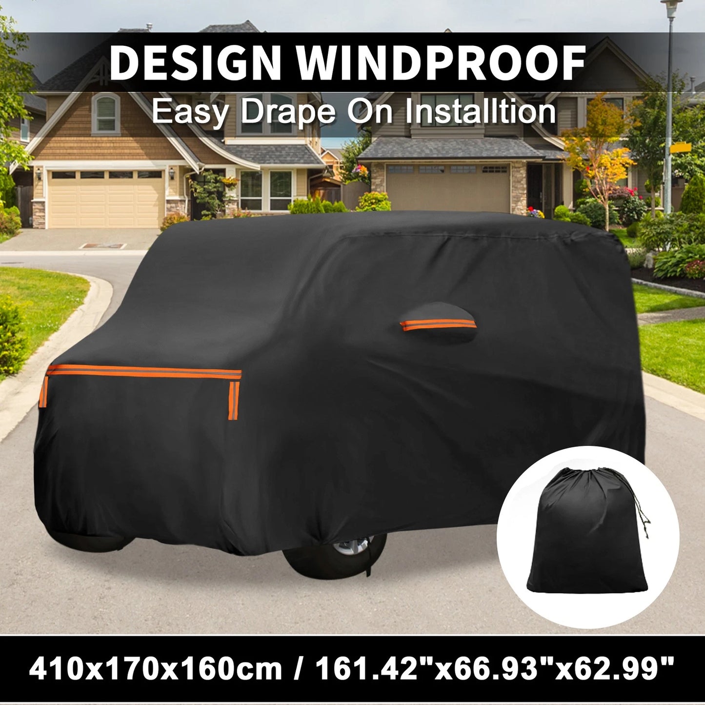 Waterproof Car Cover for Honda N-WGN (2013–2023) with Zipper