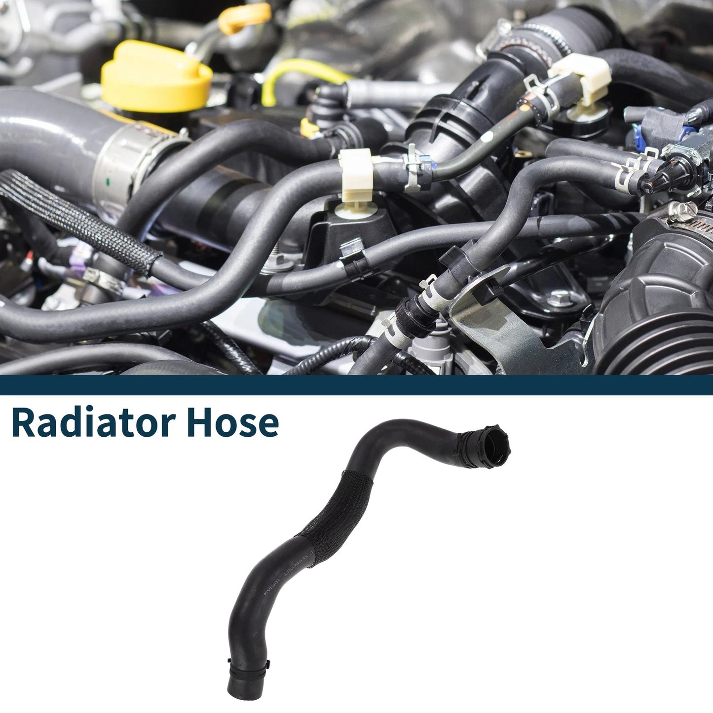 Radiator Hose for Land Rover Range Rover Sport (2013–2017) No.LR034635 Rubber