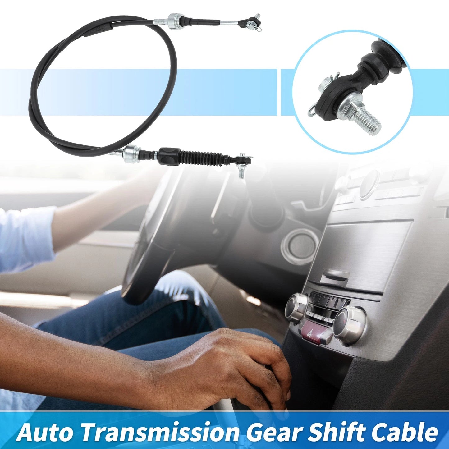 Auto Trans Gear Shifter Cable for Toyota Avalon (2000–2004) 33820-07060