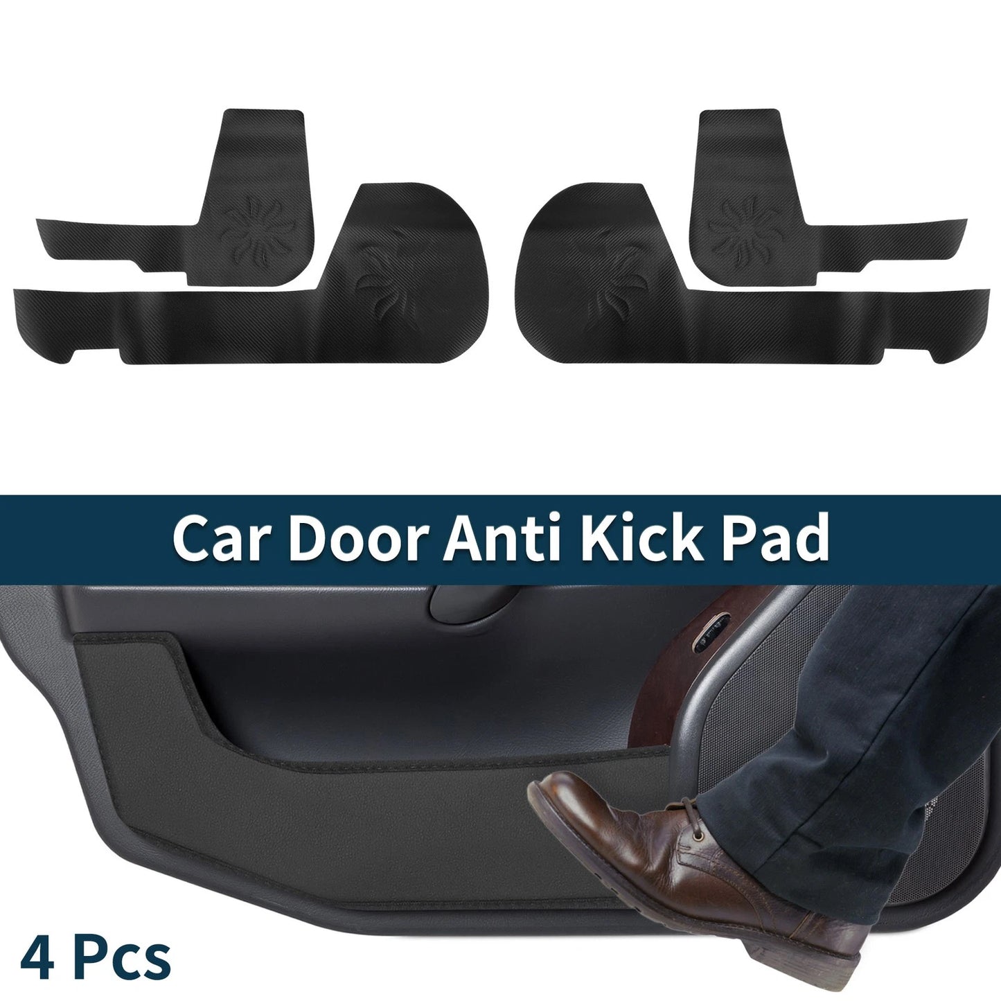 Set of 4 Leather Anti Kick Pad Stickers for 250 TRJ250W/GDJ250W