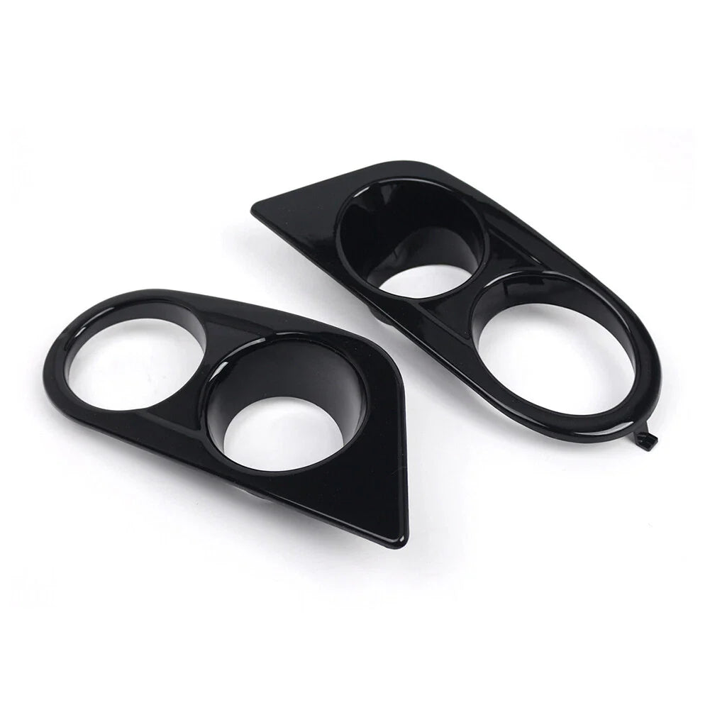 Glossy Black Front Fog Light Covers for BMW E46 M3 (2001-2006)