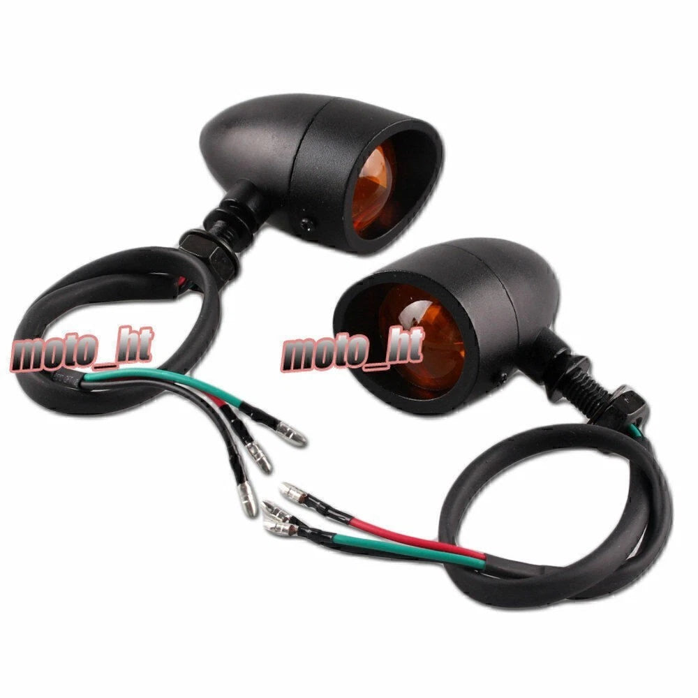 Chrome Saddlebag LED Side Marker Light Red Lens for Harley Touring (2014–2020)