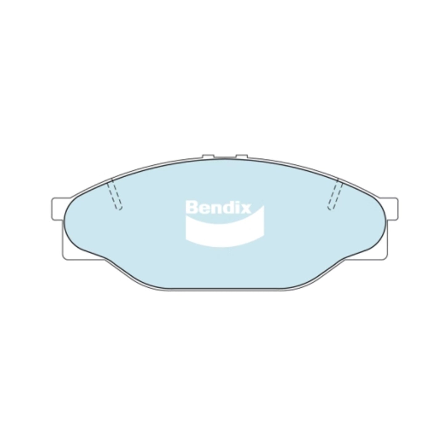 Set of 4 Front Disc Brake Pads for Toyota Hiace (1989–2005)