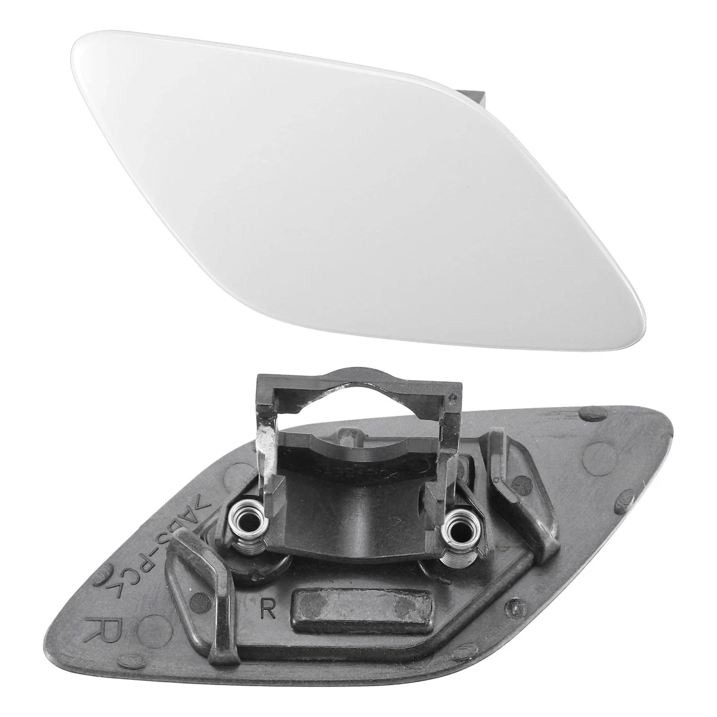 Front Right Bumper Headlight Washer Nozzle Cover Cap for BMW 328i White