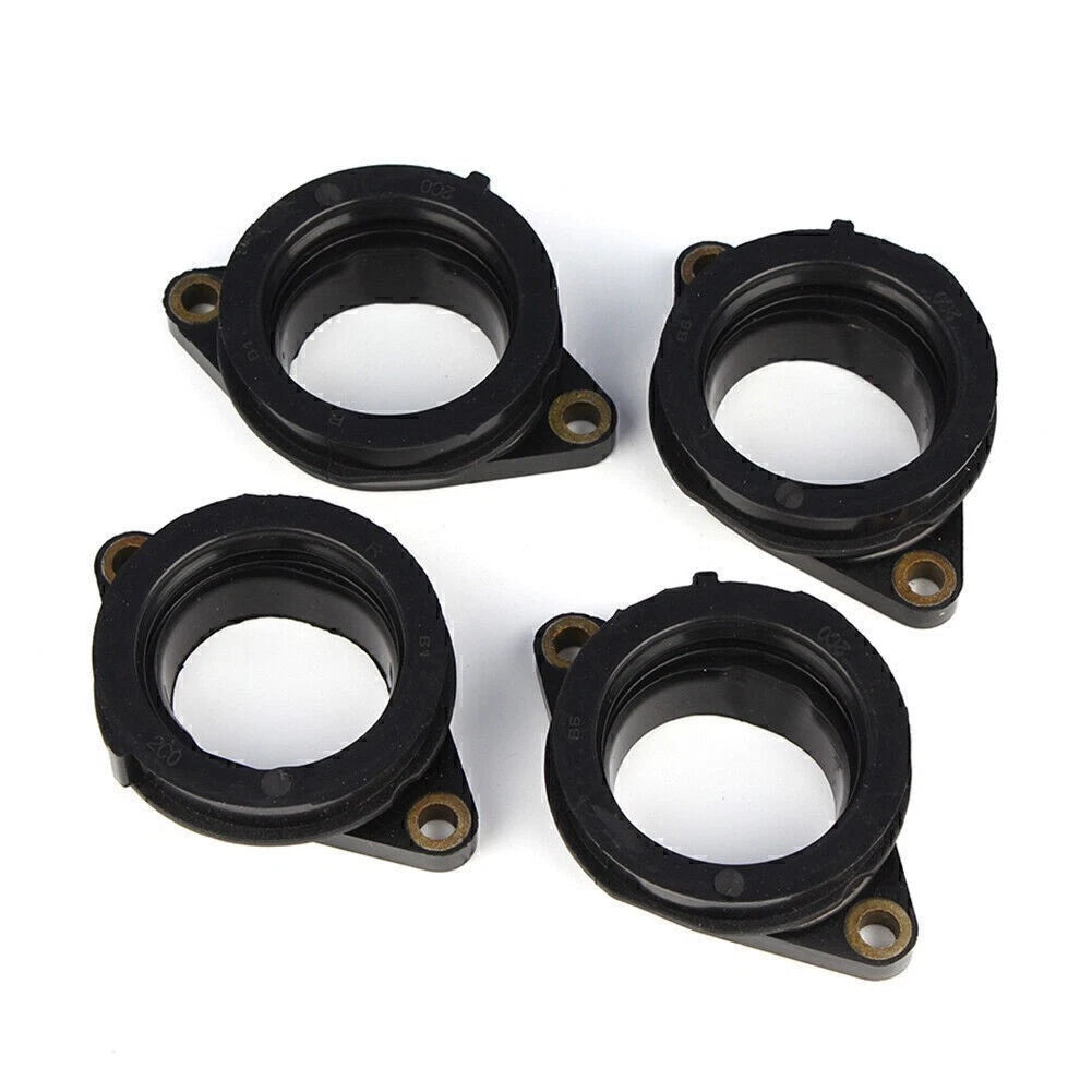 Set of 4 Carburetor Holder Intake Manifold Boots for Yamaha YZF R6 (2006–2017)