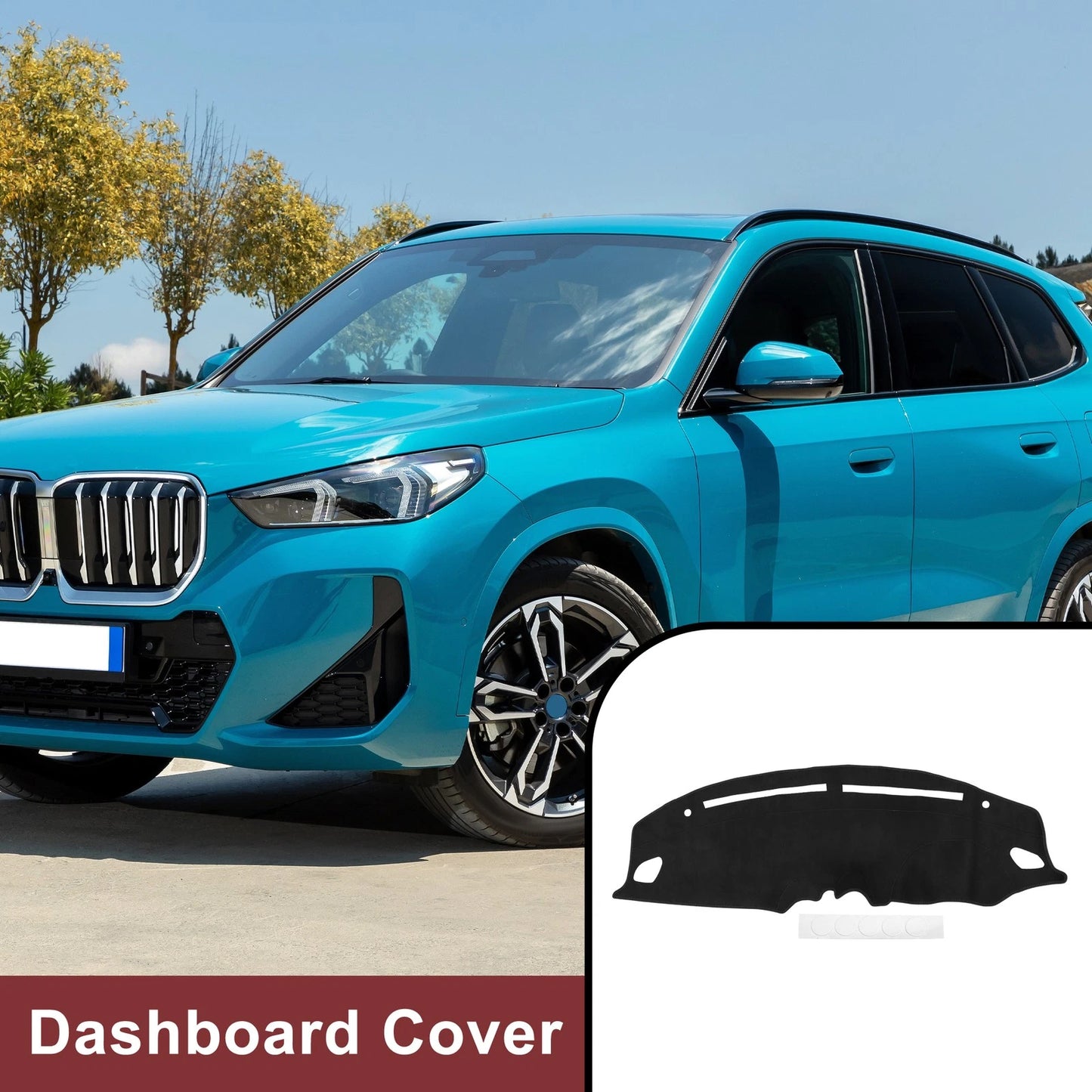 Dashboard Cover Mat for Suzuki Swift ZC33S/13S/53S/C83S (2018–2024) Black